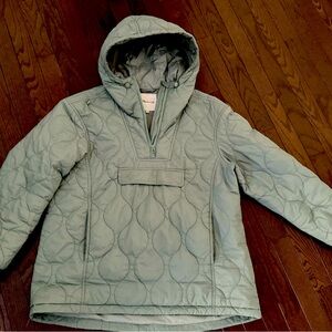 Madewell Quilted Packable Popover Puffer Jacket